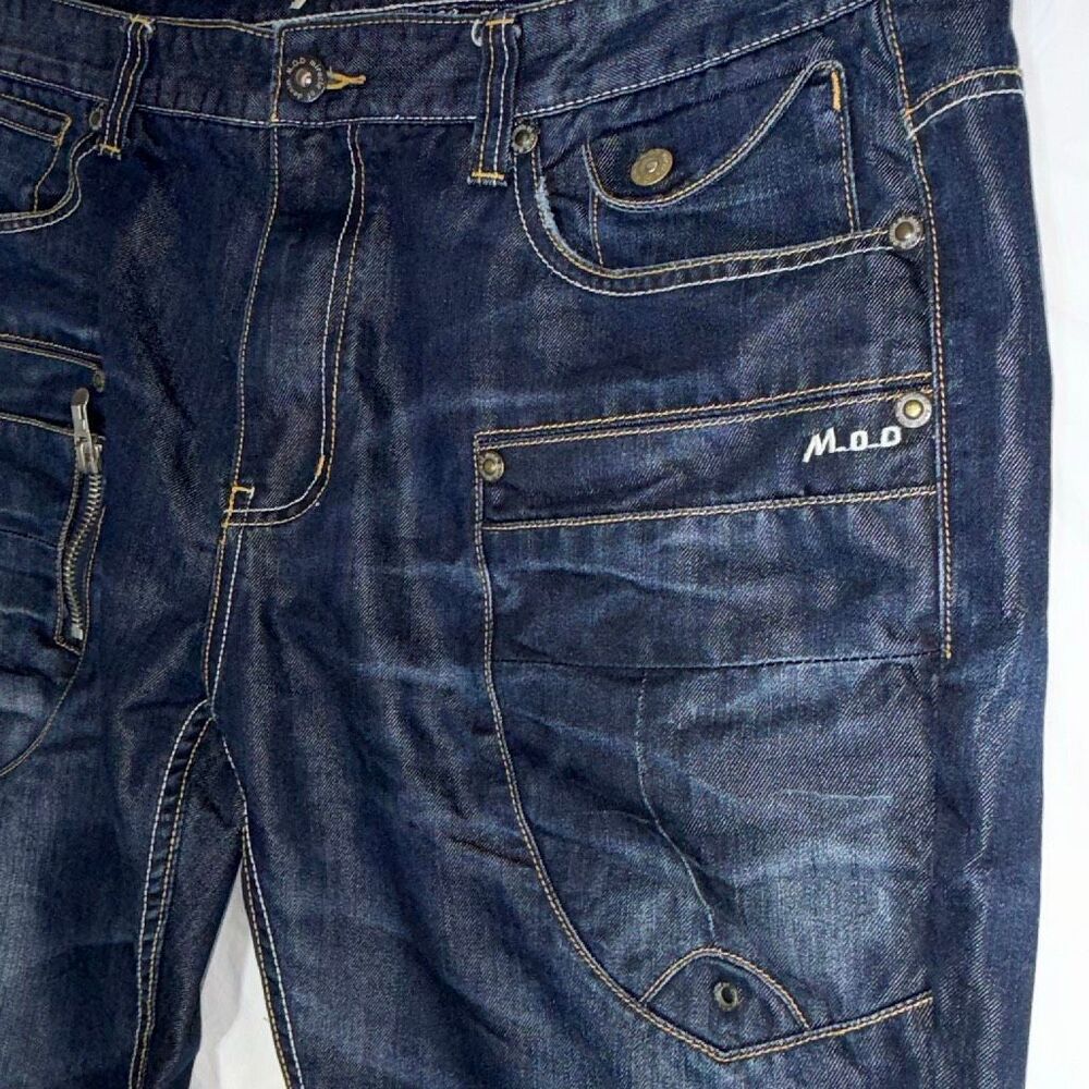 MOD Miracle Of Denim EUC Mens DANNY Dark Night Jean Grunge Skater Y2K Punk 40x34 - Picture 3 of 9